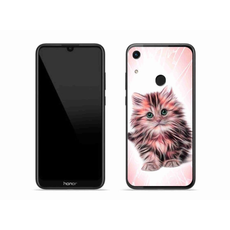 Gél borítás mmCase a Honor 8A számára - aranyos cica