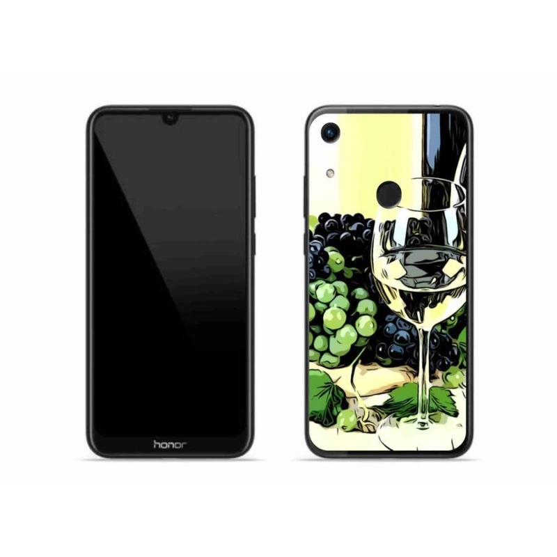 Zselés borítás mmCase a Honor 8A számára - pohár bor