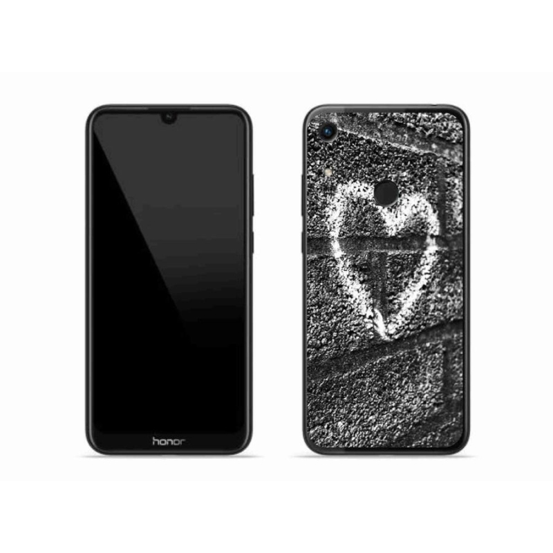 Zselés borítás mmCase a Honor 8A számára - szív a falon