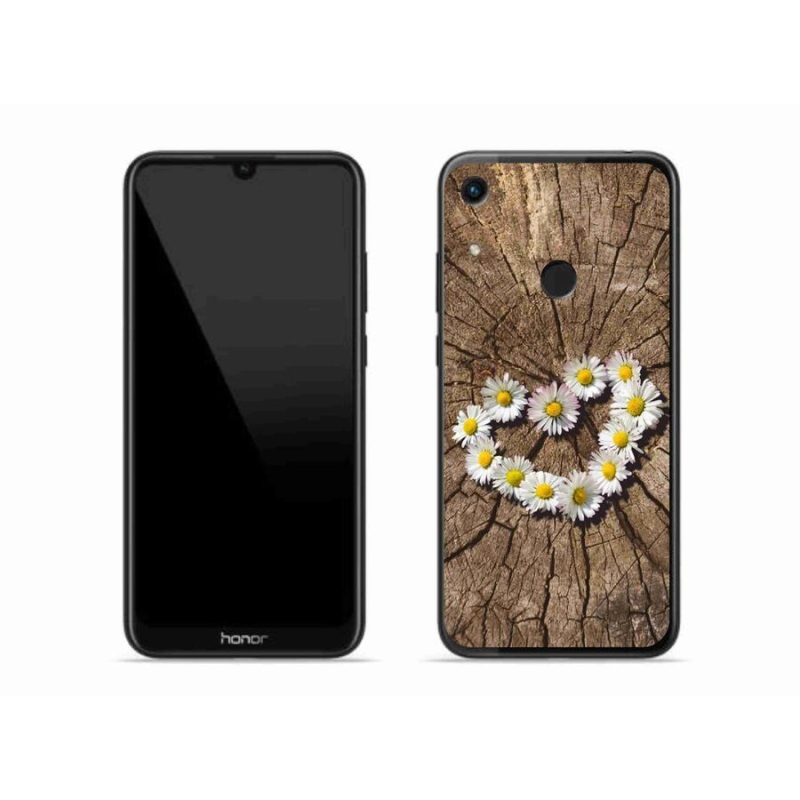 Zselés borítás mmCase a Honor 8A számára - százszorszépek szíve