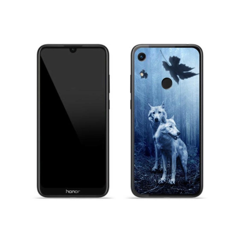 Gél borítás mmCase a Honor 8A számára - farkasok az erdőben