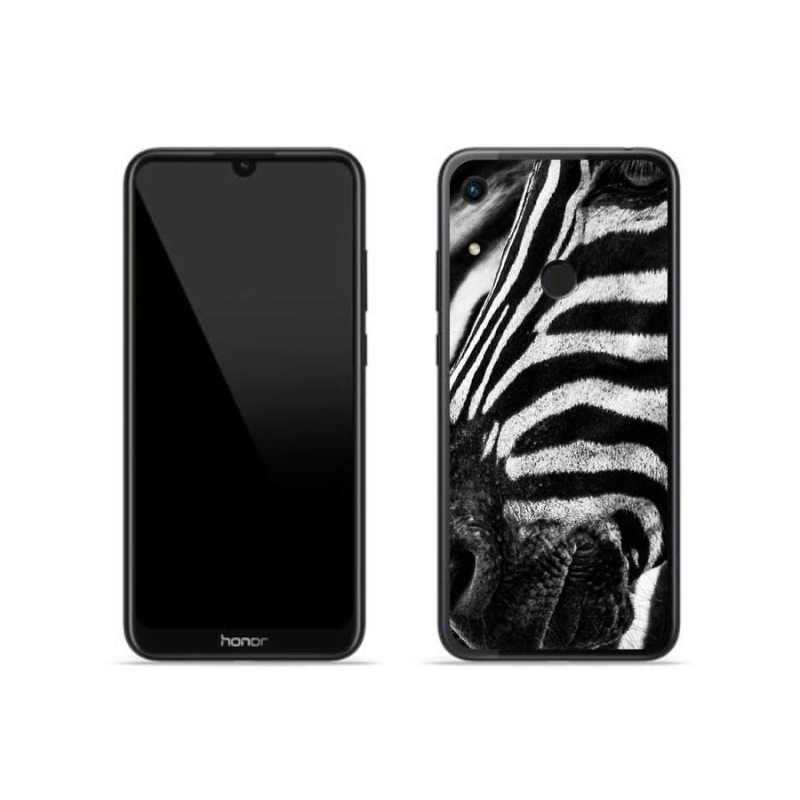 Zselés borítás mmCase a Honor 8A készülékhez - zebra
