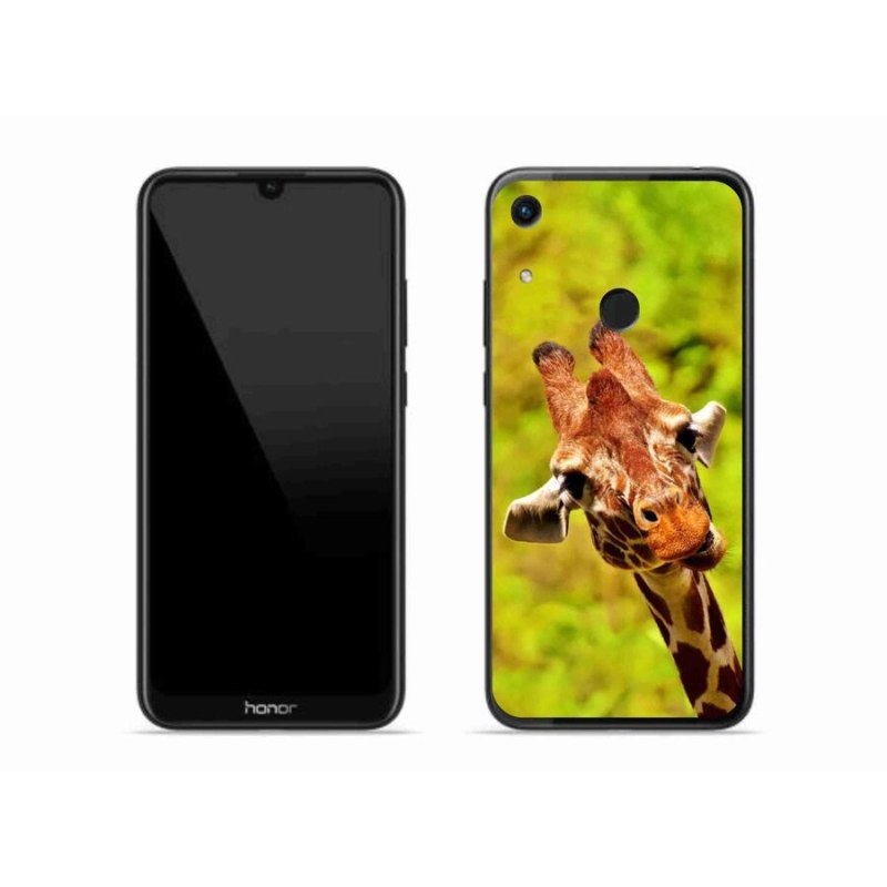 Zselés borítás mmCase a Honor 8A számára - zsiráf