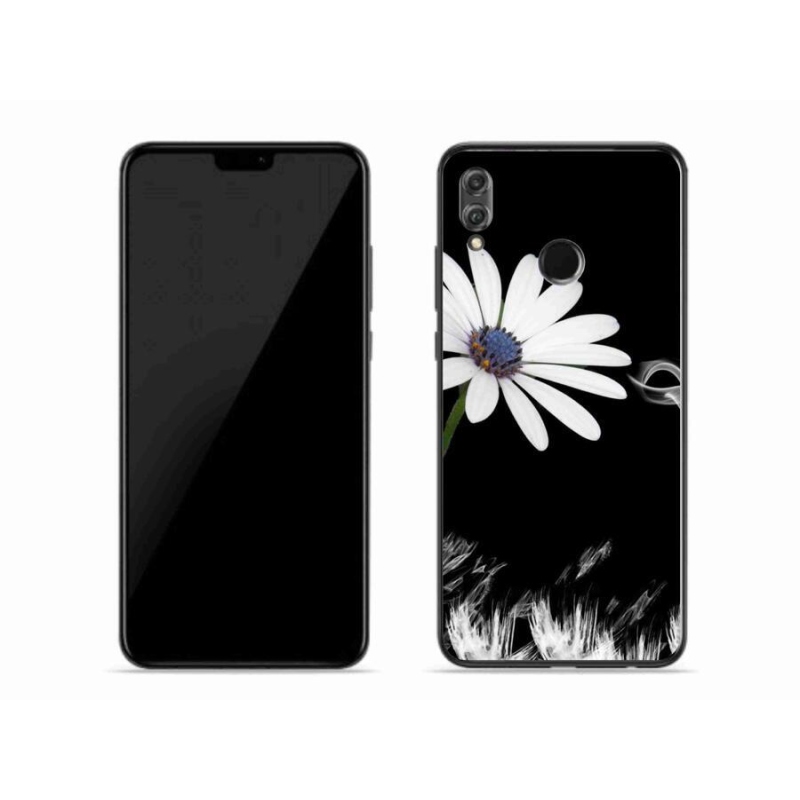 Zselés borítás mmCase a Honor 8X-hez - fehér virág