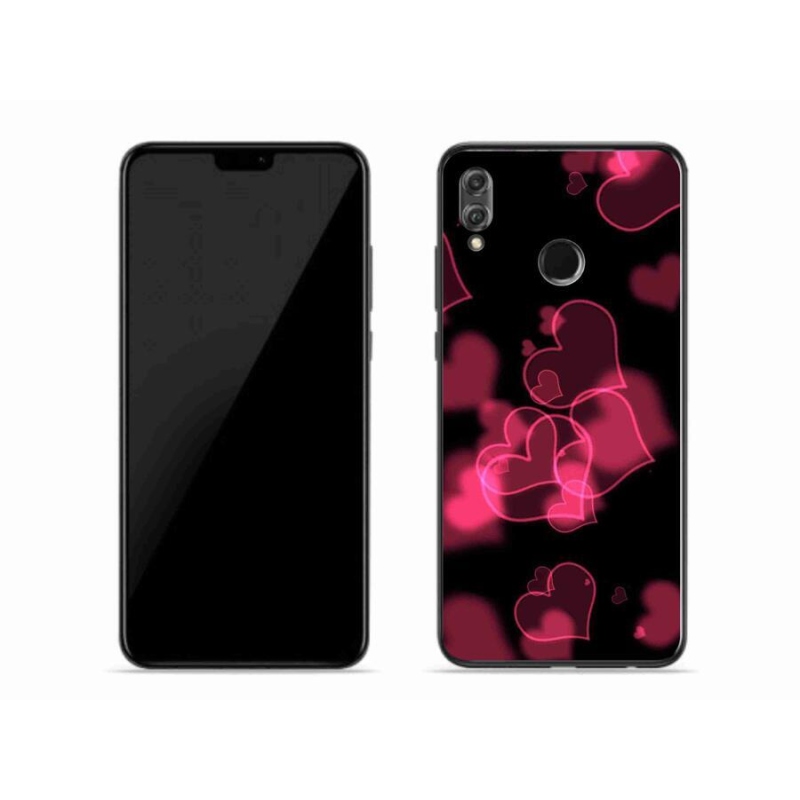 Zselés borítás mmCase a Honor 8X készülékhez - piros szívek