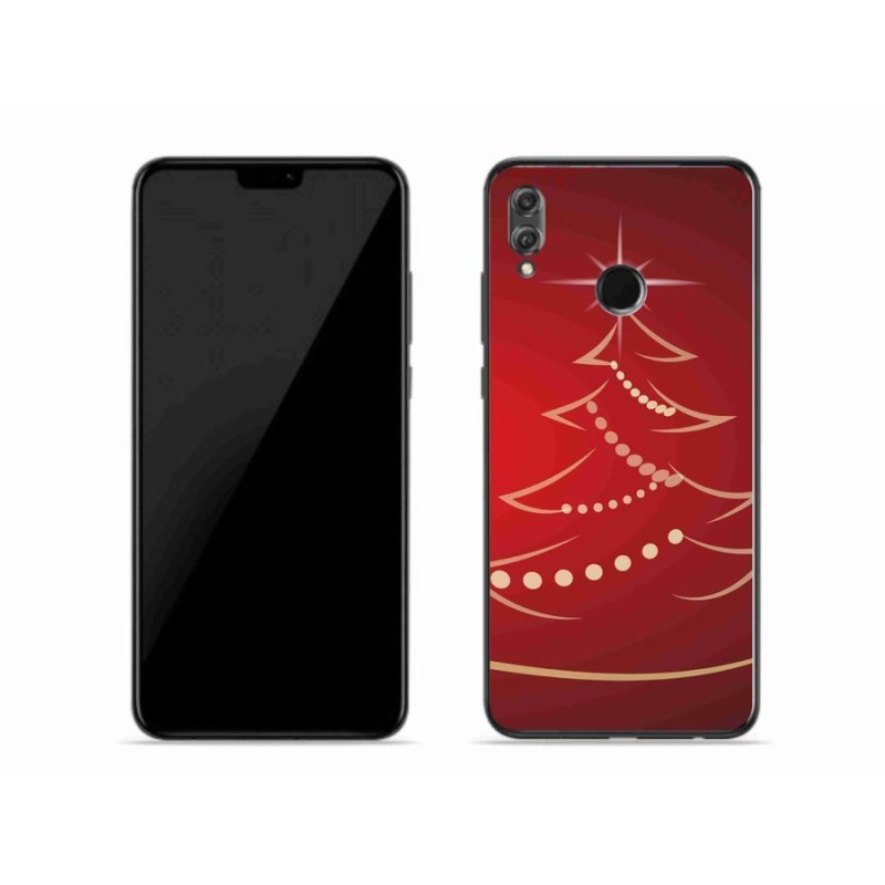 Gél borítás mmCase a Honor 8X-hez - karácsonyfa karikatúra