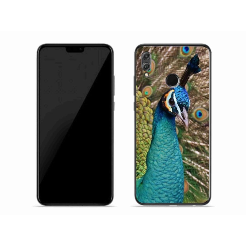 Zselés borítás mmCase a Honor 8X készülékhez - páva