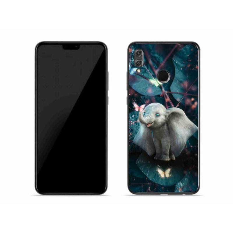 Gél borítás mmCase a Honor 8X-hez - aranyos elefánt