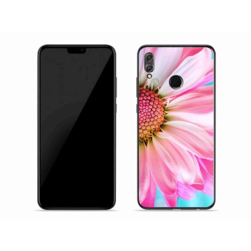 Zselés borító mmCase a Honor 8X-hez - rózsaszín virág