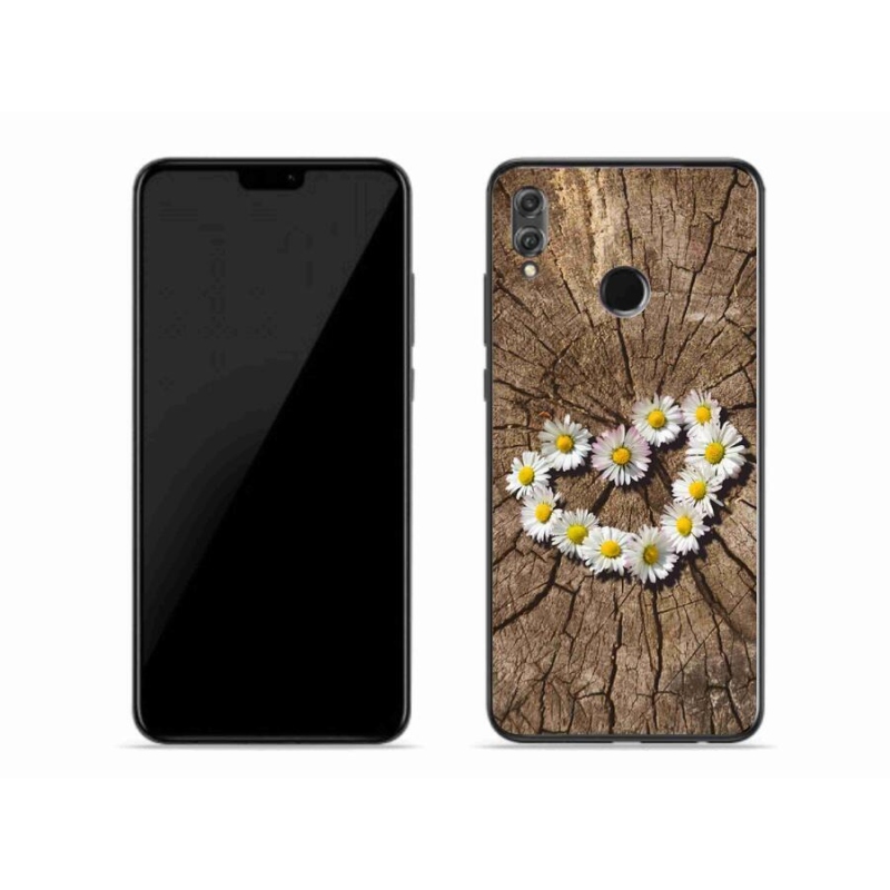 Zselés borítás mmCase a Honor 8X készülékhez - százszorszépek szíve