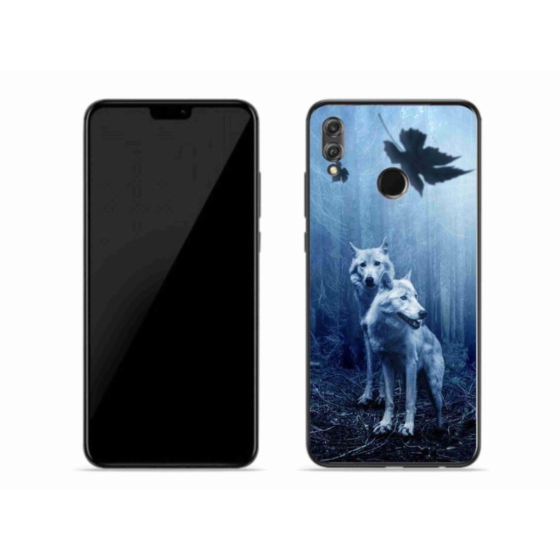 Zselés borítás mmCase a Honor 8X-hez - farkasok az erdőben
