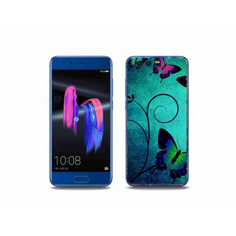 Gél borítás mmCase a Honor 9-hez - színes pillangók