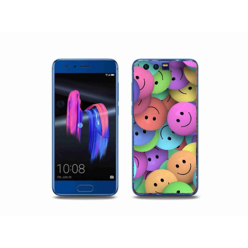 Gél borító mmCase a Honor 9-hez - színes smiley-k