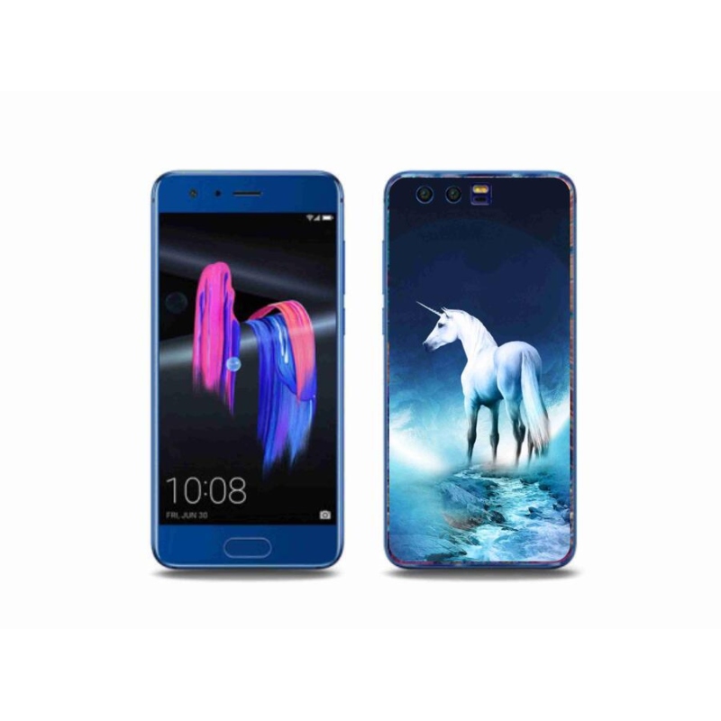 Zselés borítás mmCase a Honor 9 készülékhez - fehér egyszarvú