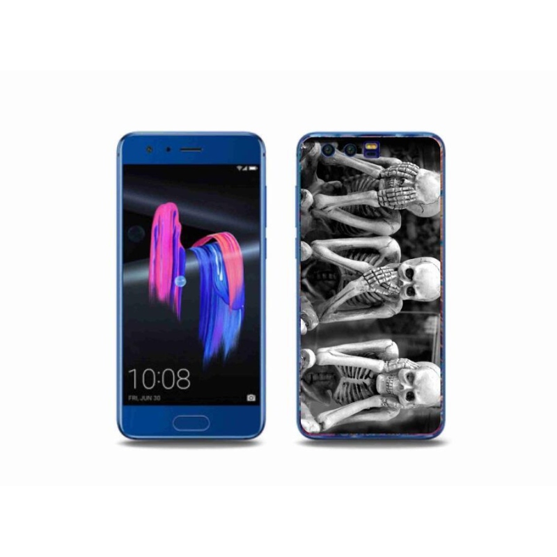 Zselés borítás mmCase a Honor 9-hez - csontvázak