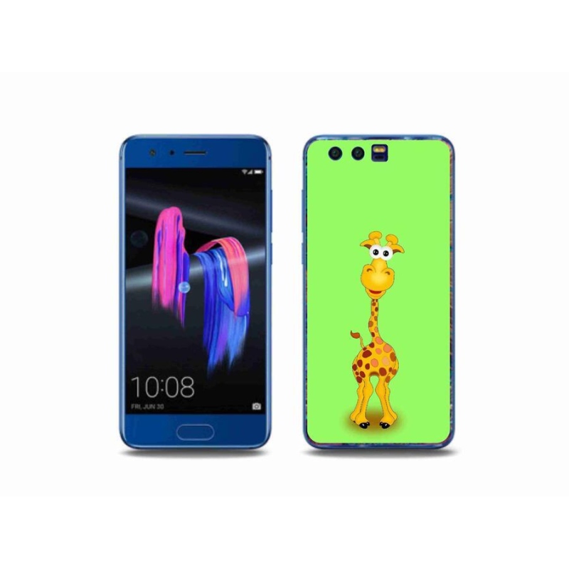 Gél borítás mmCase a Honor 9-hez - rajzfilm zsiráf