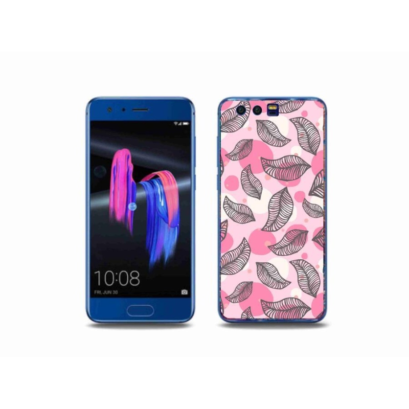 Gél borító mmCase a Honor 9-hez - rajzfilmes hulló levelek