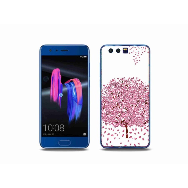Gél borító mmCase a Honor 9-hez - rajzfilmfa levelekkel