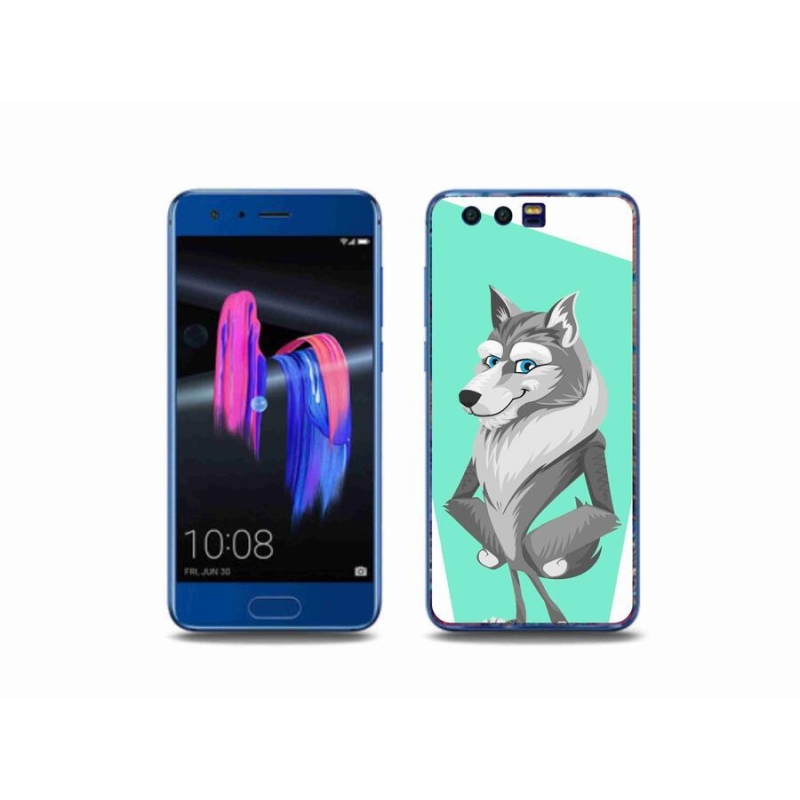 Gél borítás mmCase a Honor 9-hez - rajzfilm farkas