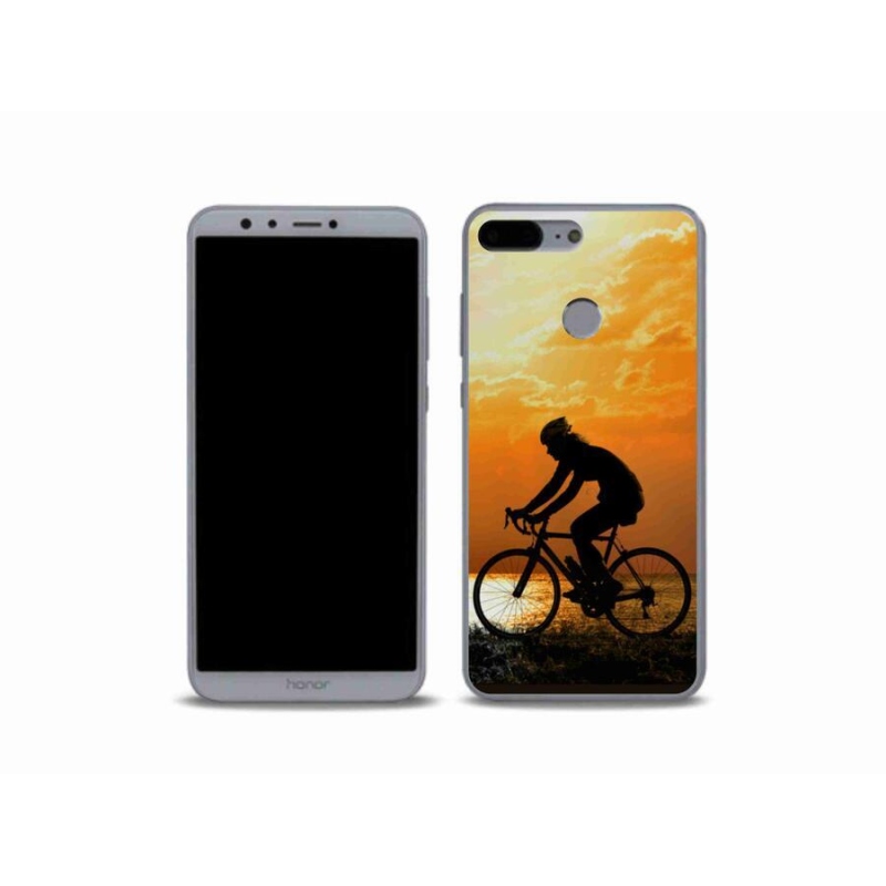 Gél borítás mmCase a Honor 9 Lite számára - kerékpározás