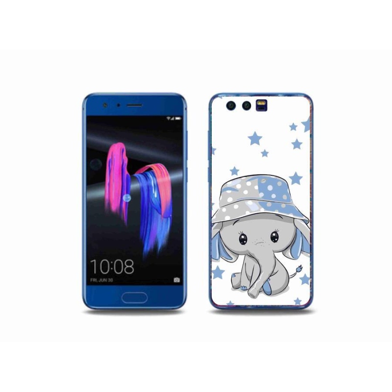 Zselés borítás mmCase a Honor 9-hez - kék elefánt