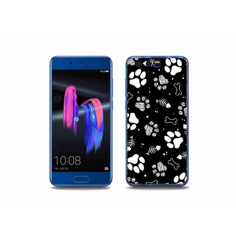 Gél borítás mmCase a Honor 9-hez - kutyamancsok