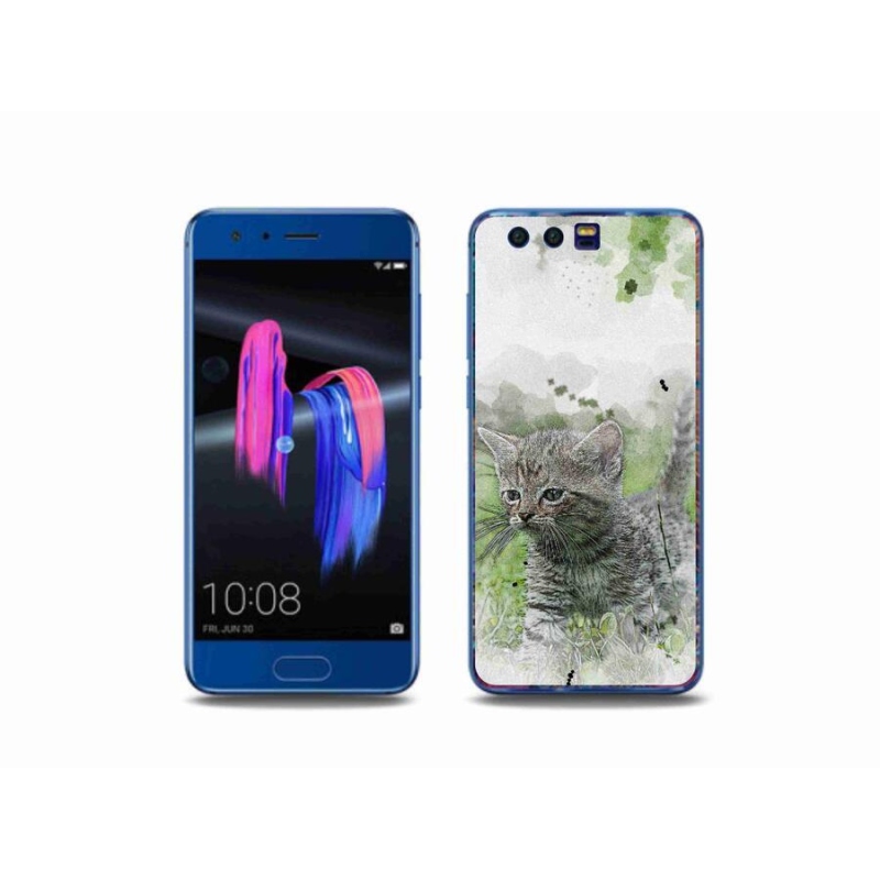 Gél borítás mmCase a Honor 9-hez - aranyos cica 1