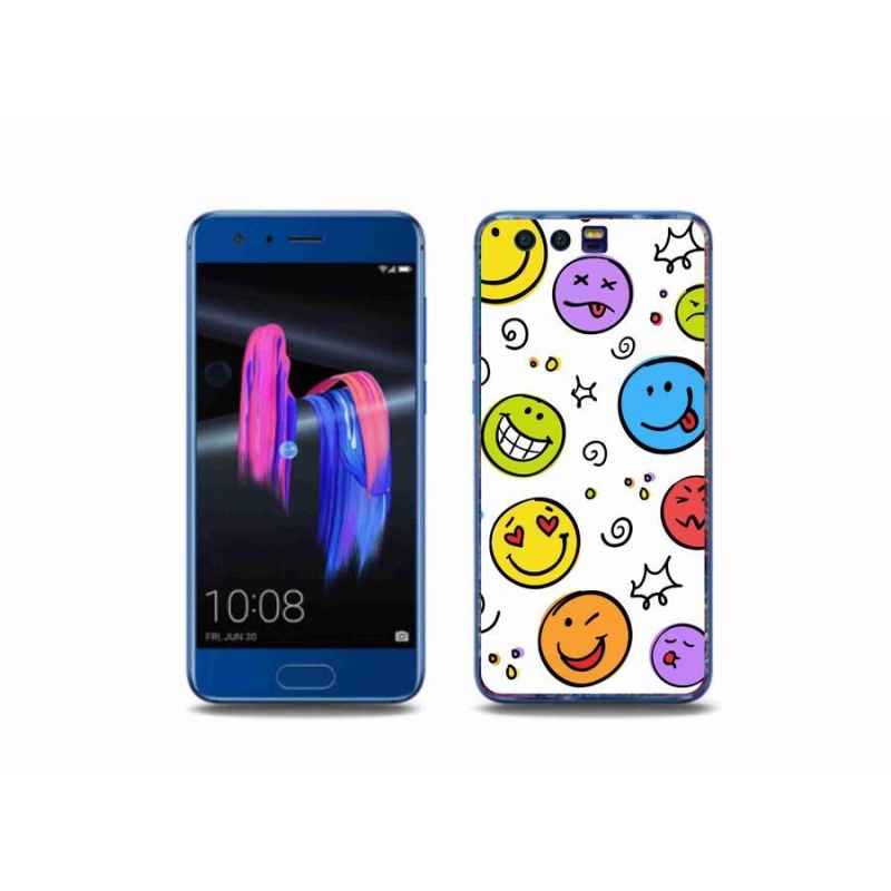Gél borítás mmCase a Honor 9 készülékhez - smiley-k