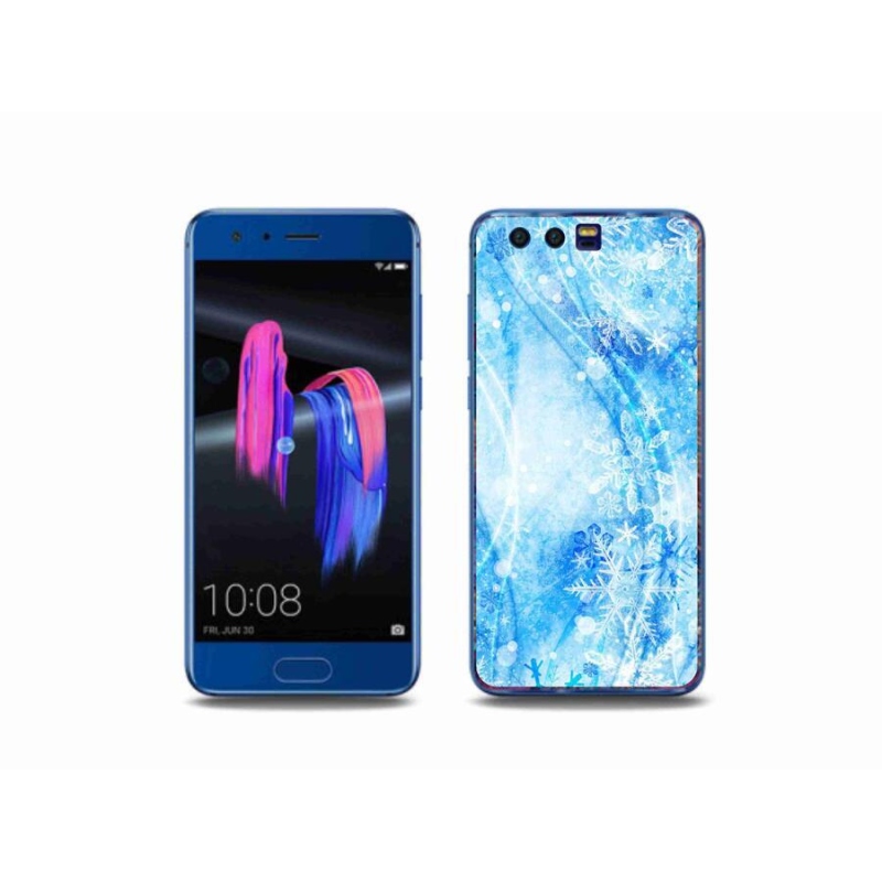 Gél borítás mmCase a Honor 9 készülékhez - hópelyhek