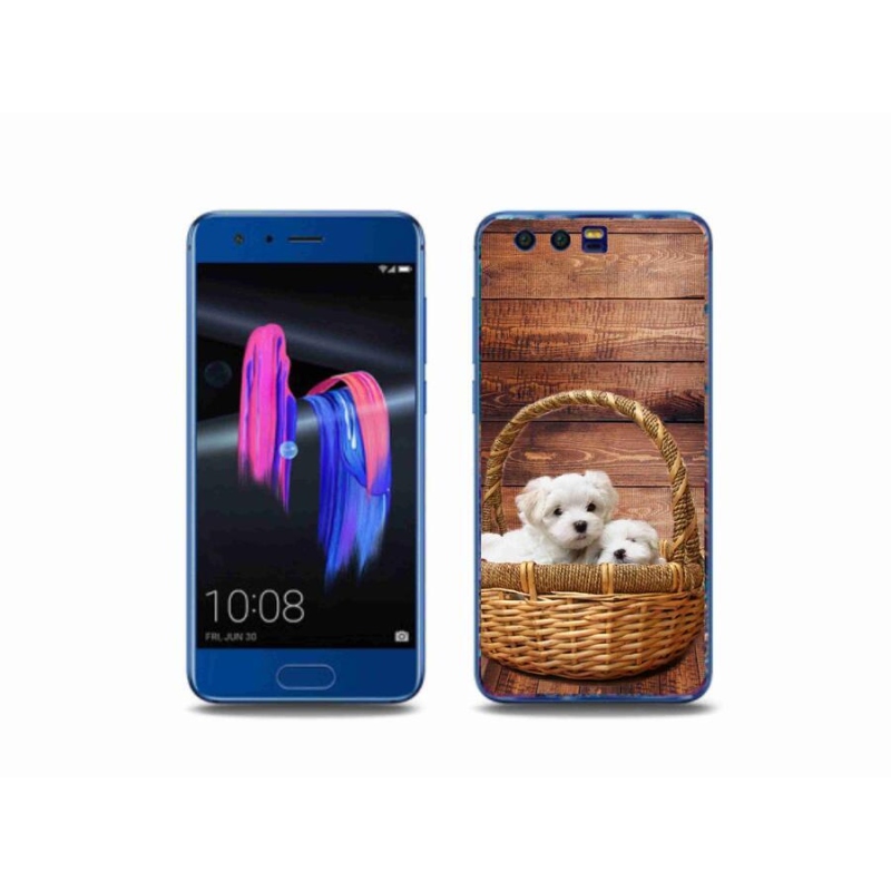 Zselés borítás mmCase a Honor 9-hez - kölyökkutyák