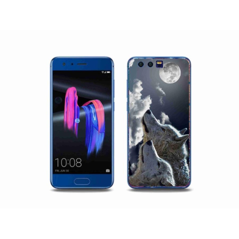 Gél borítás mmCase a Honor 9-hez - farkasok