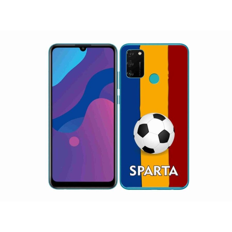 Zselés borítás mmCase a Honor 9A számára - futball 1