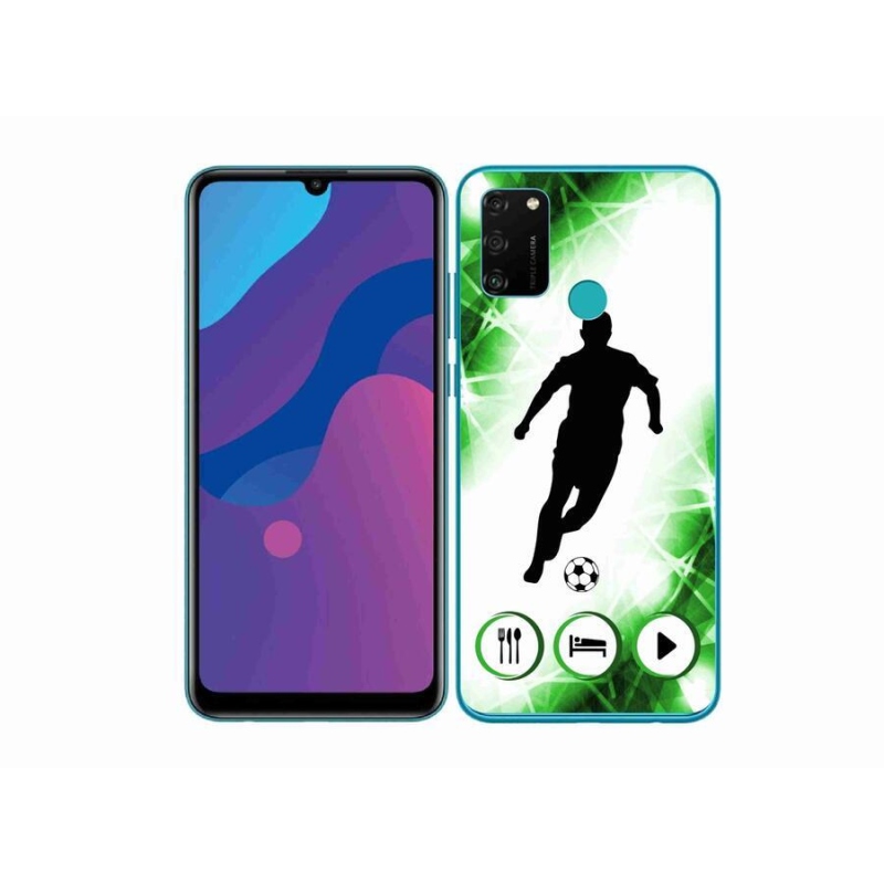 Gél borítás mmCase a Honor 9A számára - focista