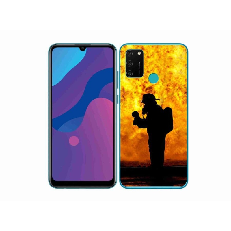 Gél borítás mmCase a Honor 9A számára - tűzoltó