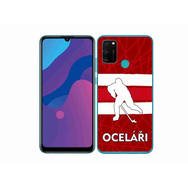 Zselés borítás mmCase a Honor 9A számára - Steelers