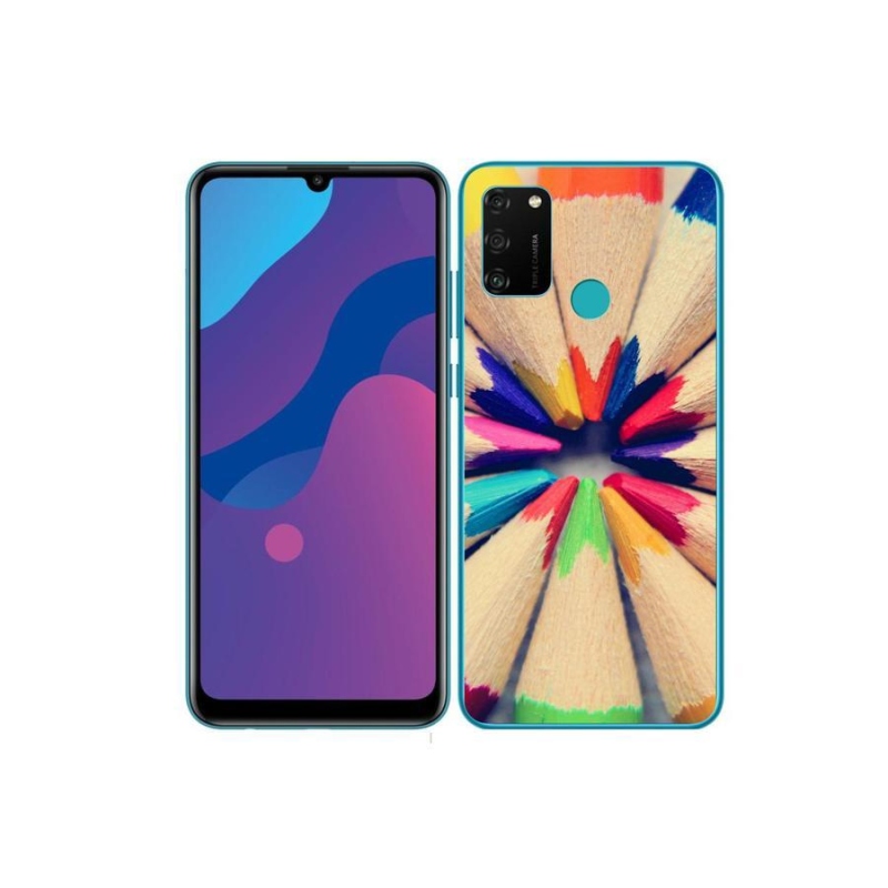Zselés borító mmCase a Honor 9A készülékhez - zsírkréták