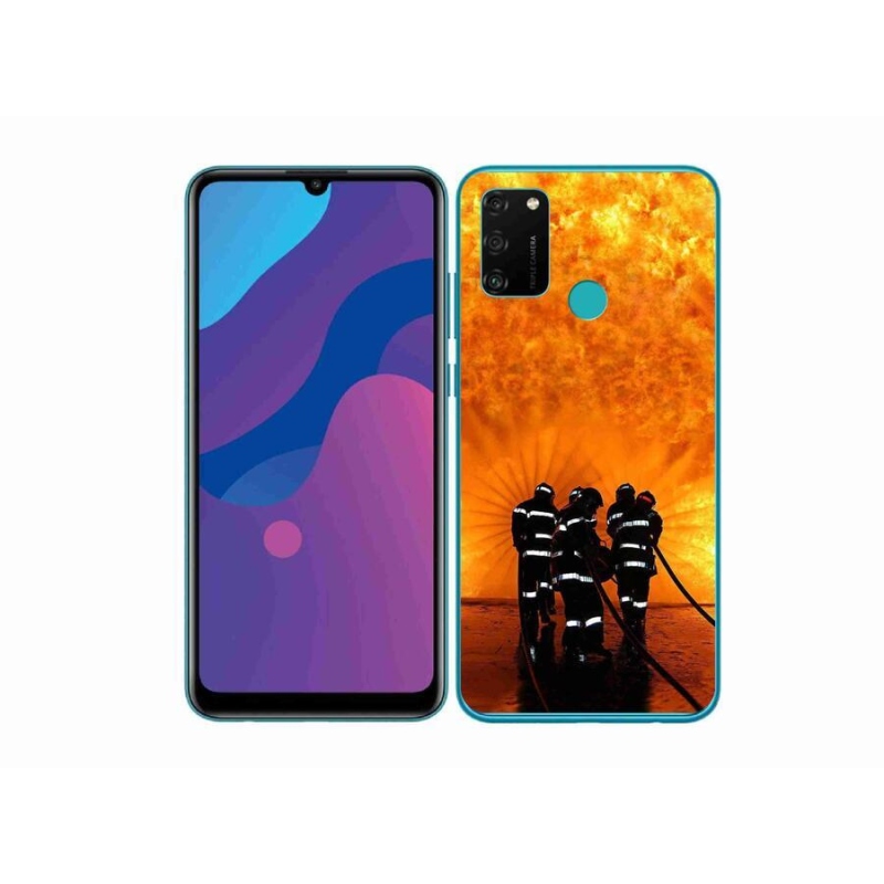 Gél borítás mmCase a Honor 9A számára - tűz