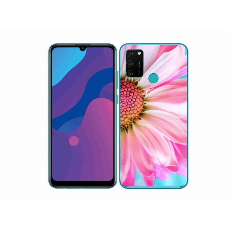Zselés borítás mmCase a Honor 9A-hoz - rózsaszín virág