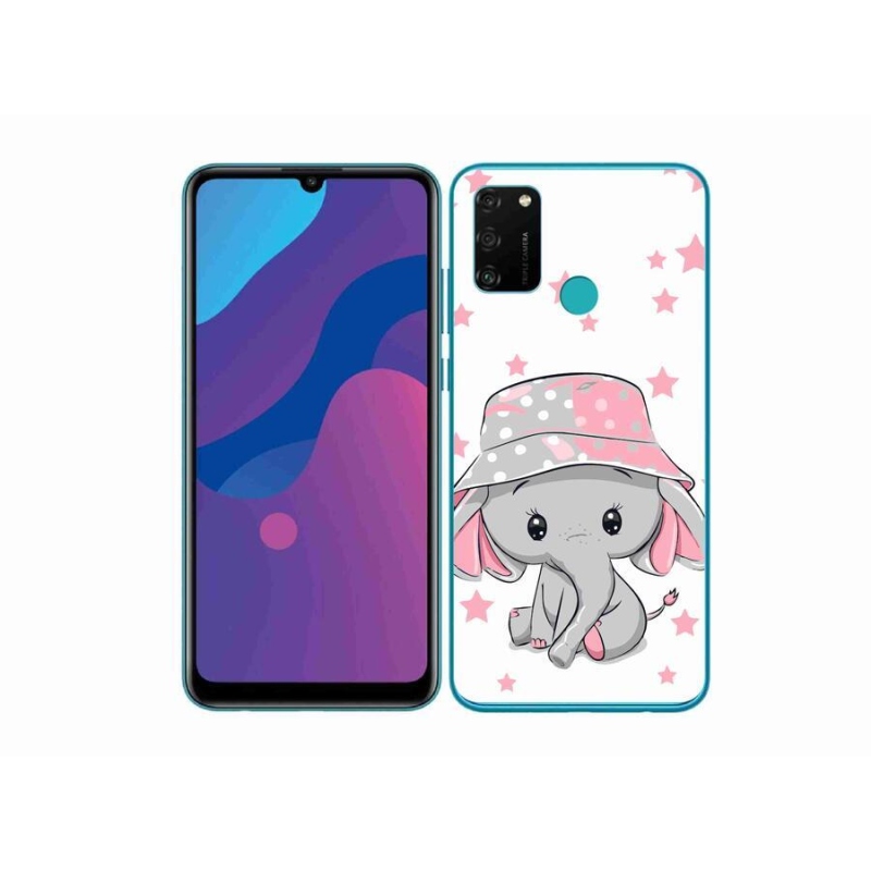 Zselés borítás mmCase a Honor 9A-hoz - rózsaszín elefánt