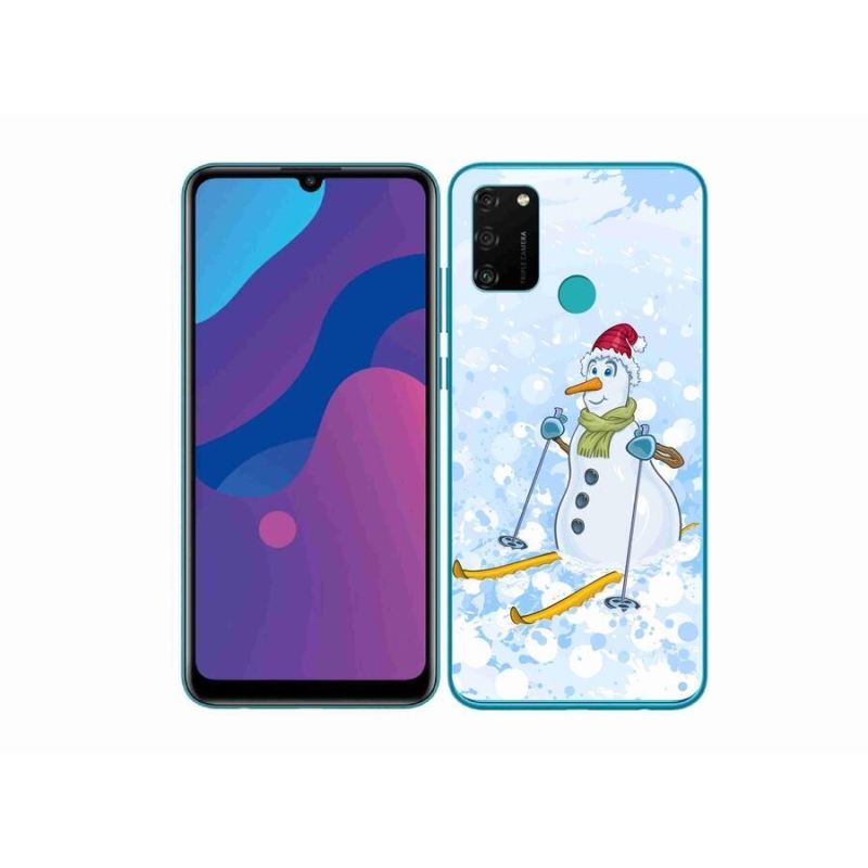 Gél borítás mmCase a Honor 9A készülékhez - hóember