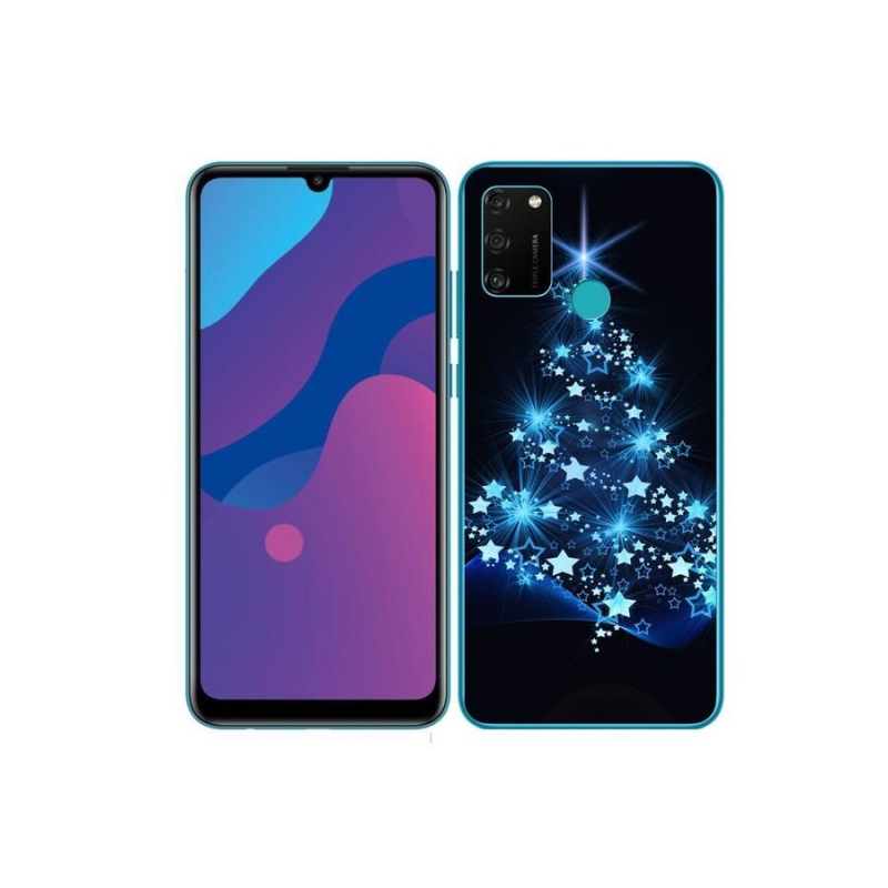 Gél borítás mmCase a Honor 9A számára - karácsonyfa