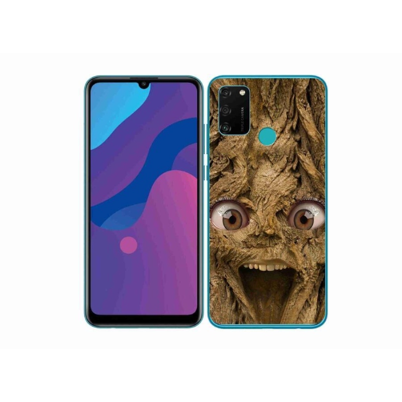 Gél borító mmCase a Honor 9A számára - boldog fa szemekkel