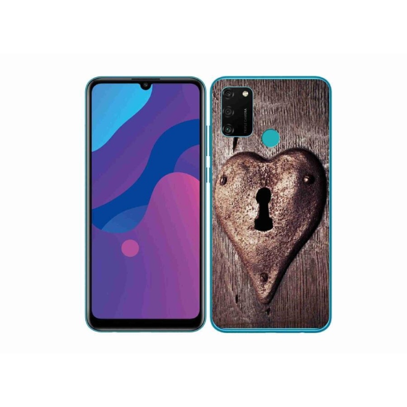 Gél borítás mmCase a Honor 9A készülékhez - szív alakú zár