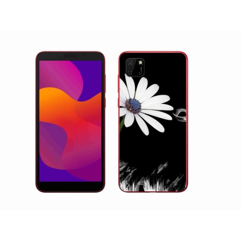 Zselés borítás mmCase a Honor 9S-hez - fehér virág