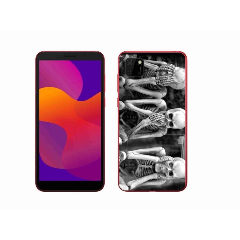 Gél borítás mmCase a Honor 9S számára - csontvázak