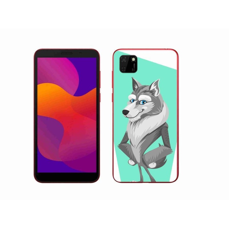 Gél borítás mmCase a Honor 9S számára - rajzfilm farkas