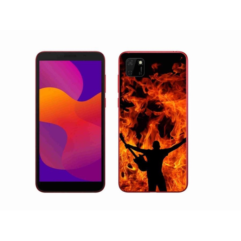 Gél borító mmCase a Honor 9S számára - zenész és tűz