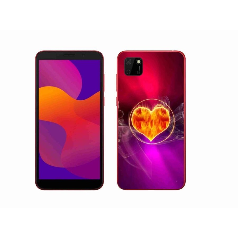 Gél borítás mmCase a Honor 9S számára - tüzes szív