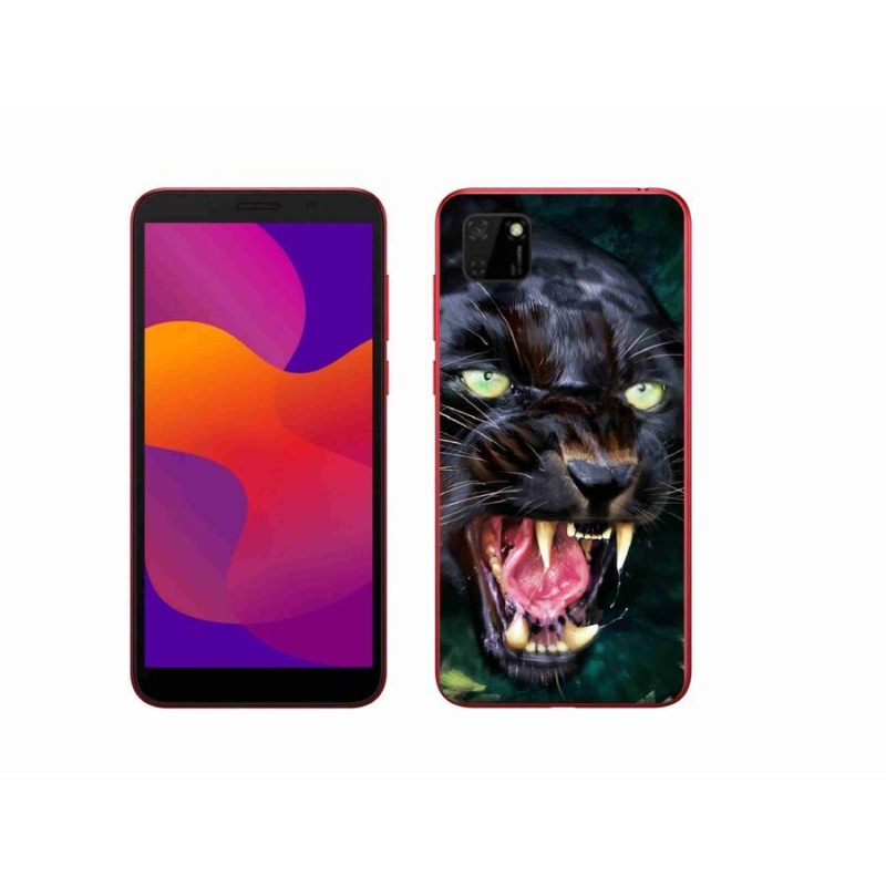 Gél borítás mmCase a Honor 9S-hez - dühös fekete párduc