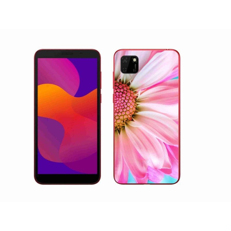 Zselés borítás mmCase a Honor 9S-hez - rózsaszín virág